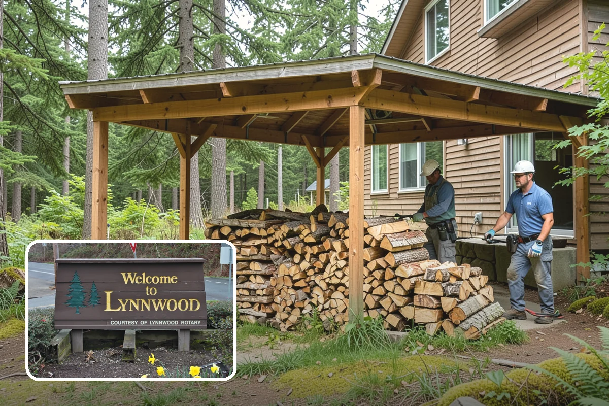 Small Split Firewood in Lynnwood, Snohomish County, WA - Thinner pieces light quickly