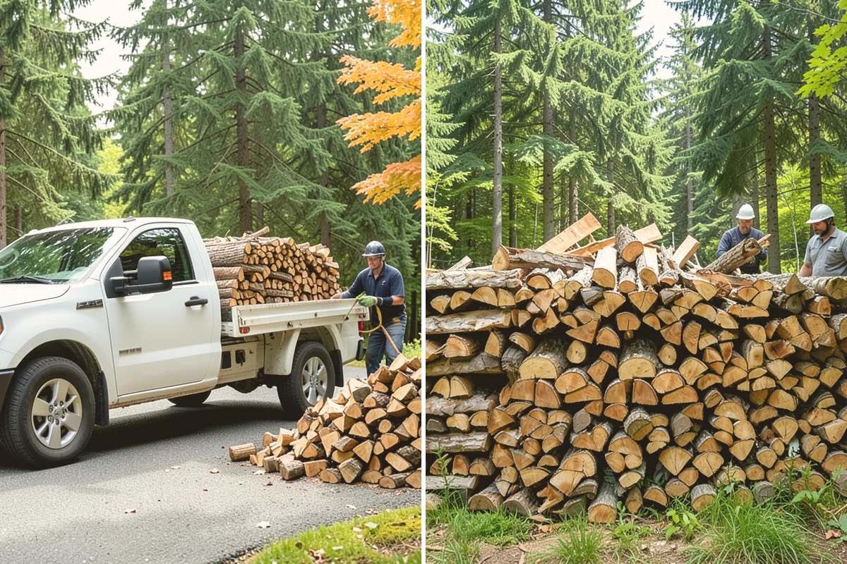 Small Split Firewood in Lynnwood, Snohomish County, WA - Confirm your preferred size and volume