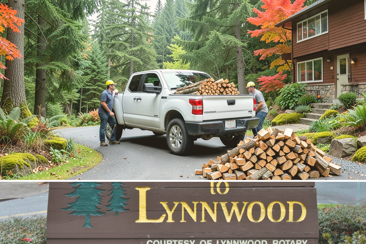 Small Split Firewood in Lynnwood, Snohomish County, WA - Buy small splits in the dry season so they are fully seasoned and quick to light in winter.