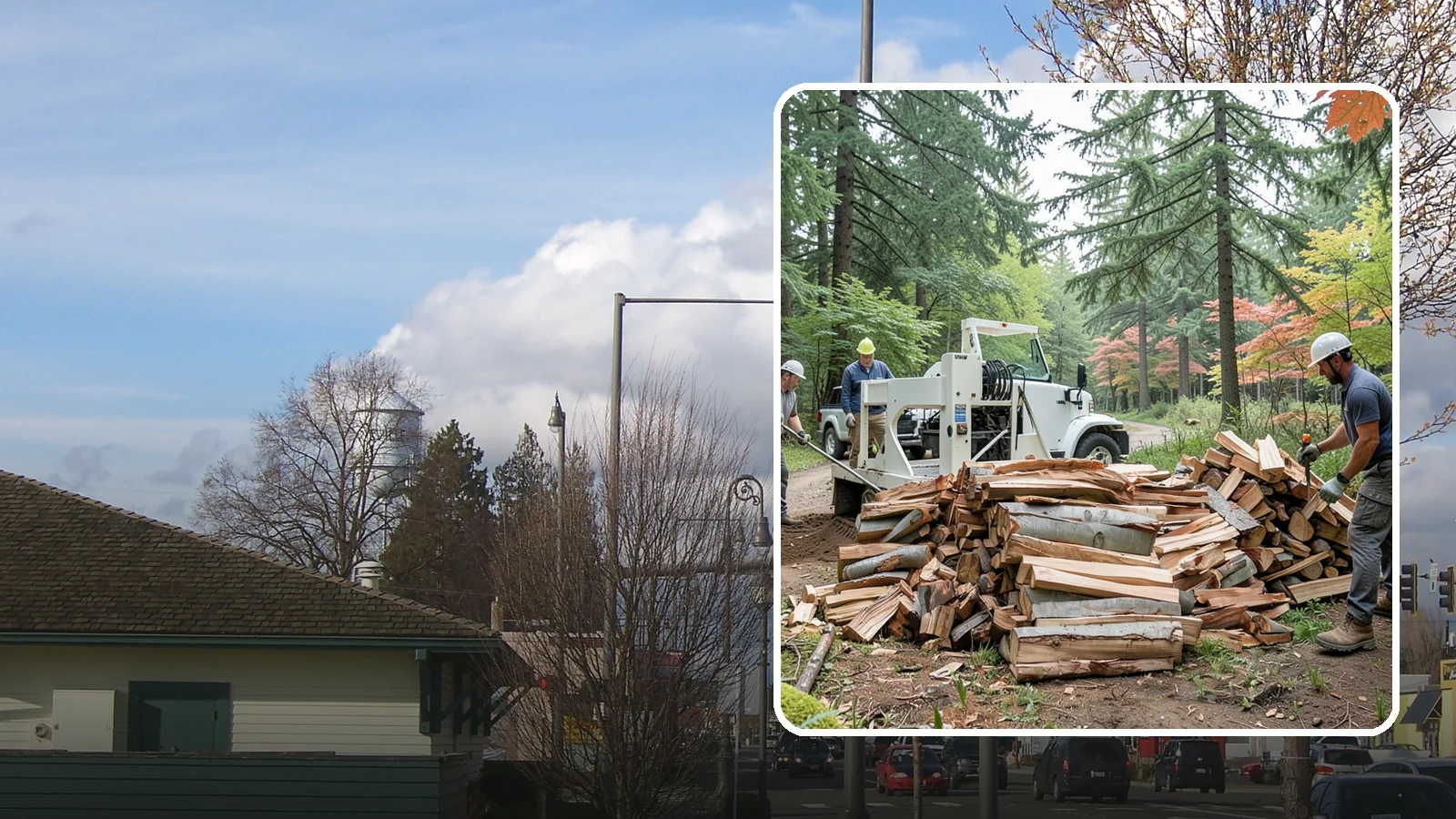Small Split Firewood in Marysville, Snohomish County, WA - Firewood split into smaller pieces that light quickly and are easy to handle.