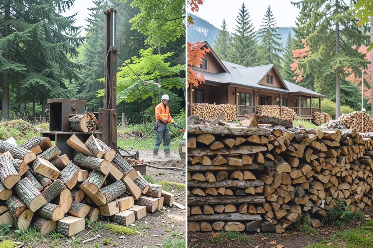 Small Split Firewood in Marysville, Snohomish County, WA - Confirm your preferred size and volume