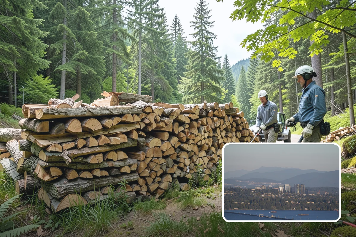 Small Split Firewood in Medina, King County, WA - Thinner pieces light quickly