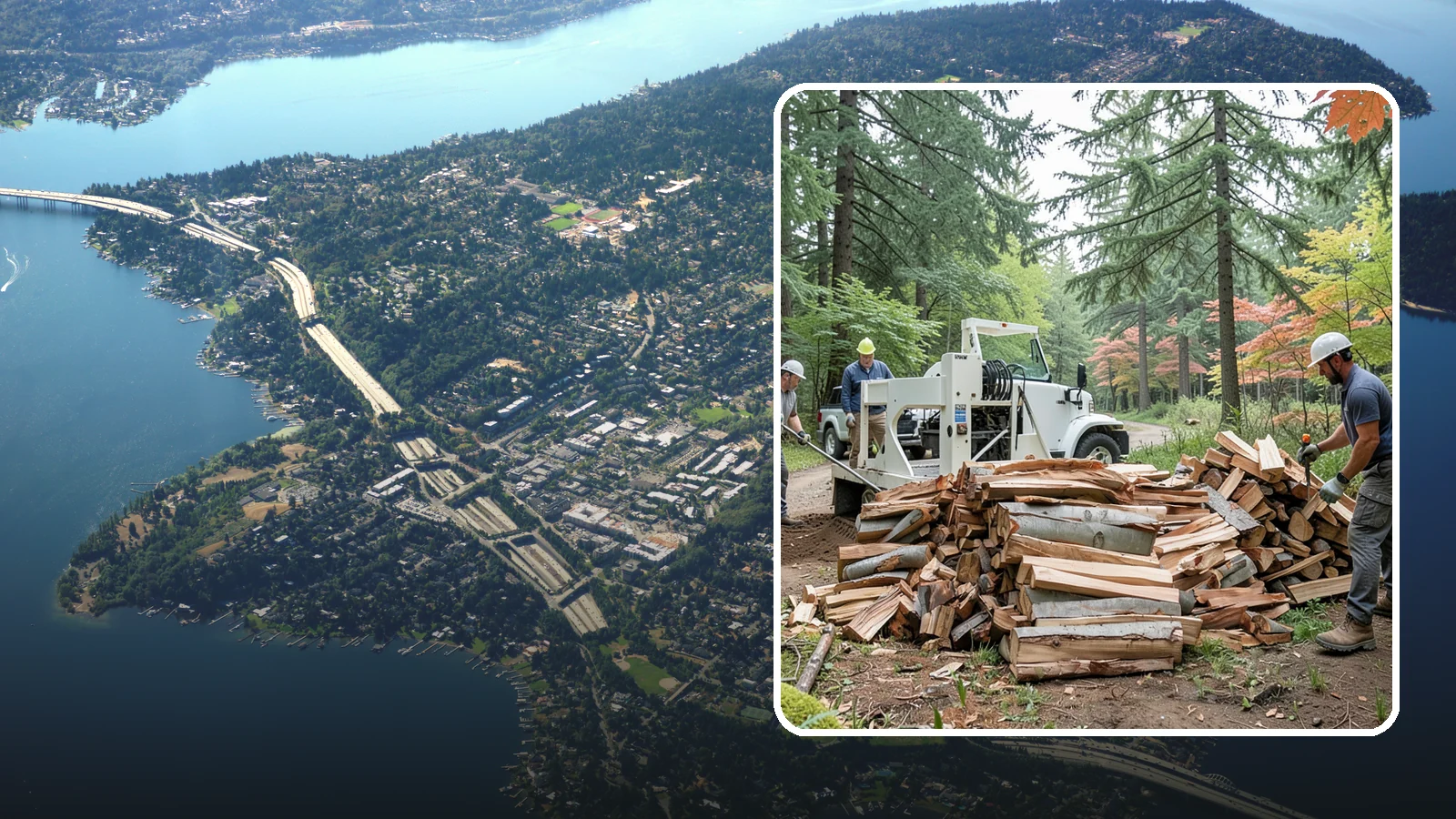 Small Split Firewood in Mercer Island, King County, WA - Firewood split into smaller pieces that light quickly and are easy to handle.