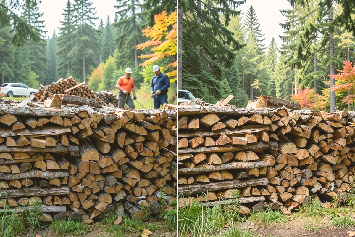 Small Split Firewood in Milton, King County, WA - Confirm your preferred size and volume