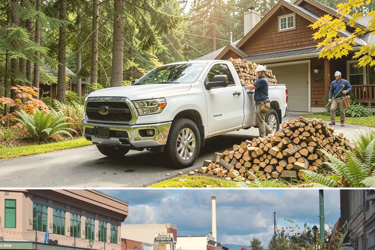 Small Split Firewood in Monroe, Snohomish County, WA - Buy small splits in the dry season so they are fully seasoned and quick to light in winter.