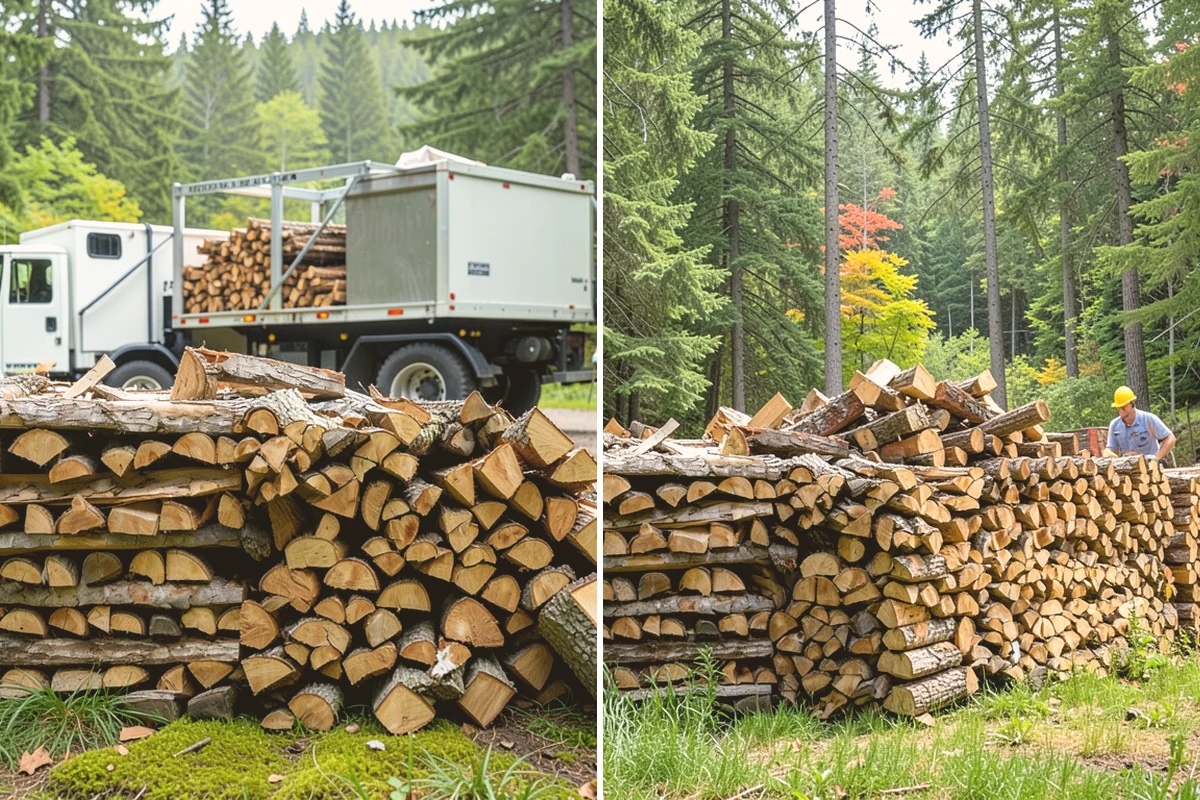 Small Split Firewood in Mount Vernon, Skagit County, WA - Confirm your preferred size and volume