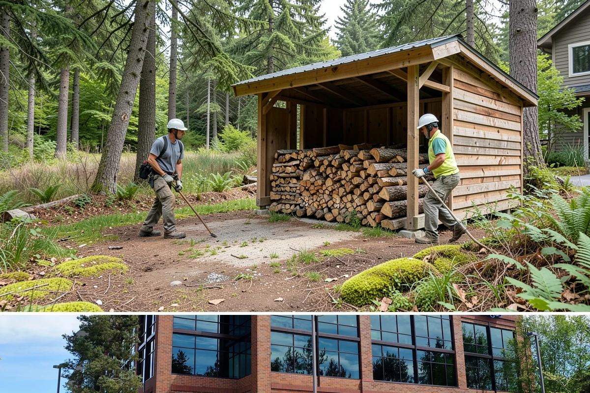 Small Split Firewood in Mountlake Terrace, Snohomish County, WA - Buy small splits in the dry season so they are fully seasoned and quick to light in winter.