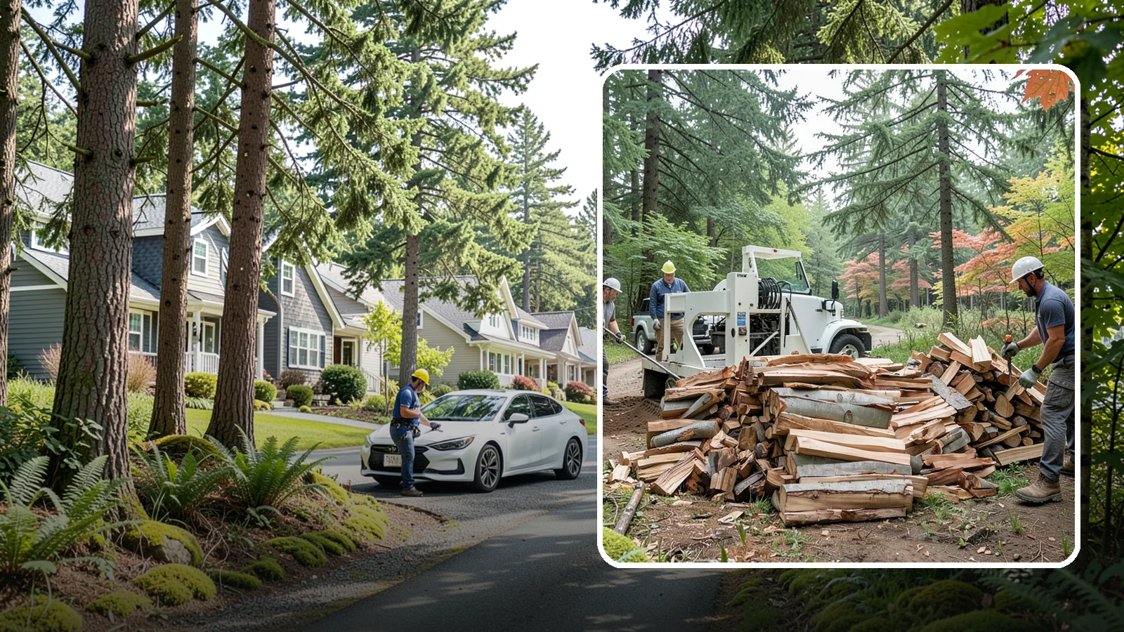 Small Split Firewood in Normandy Park, King County, WA - Firewood split into smaller pieces that light quickly and are easy to handle.