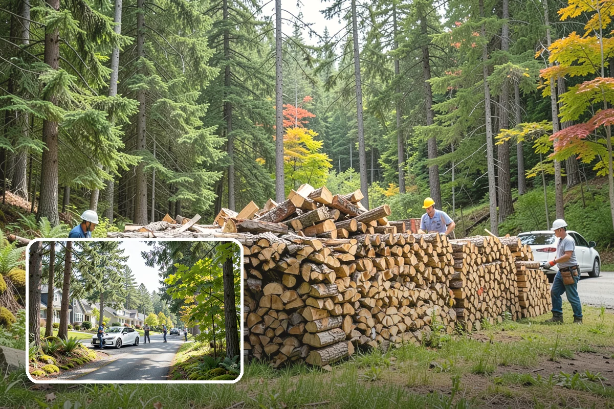 Small Split Firewood in Normandy Park, King County, WA - Thinner pieces light quickly