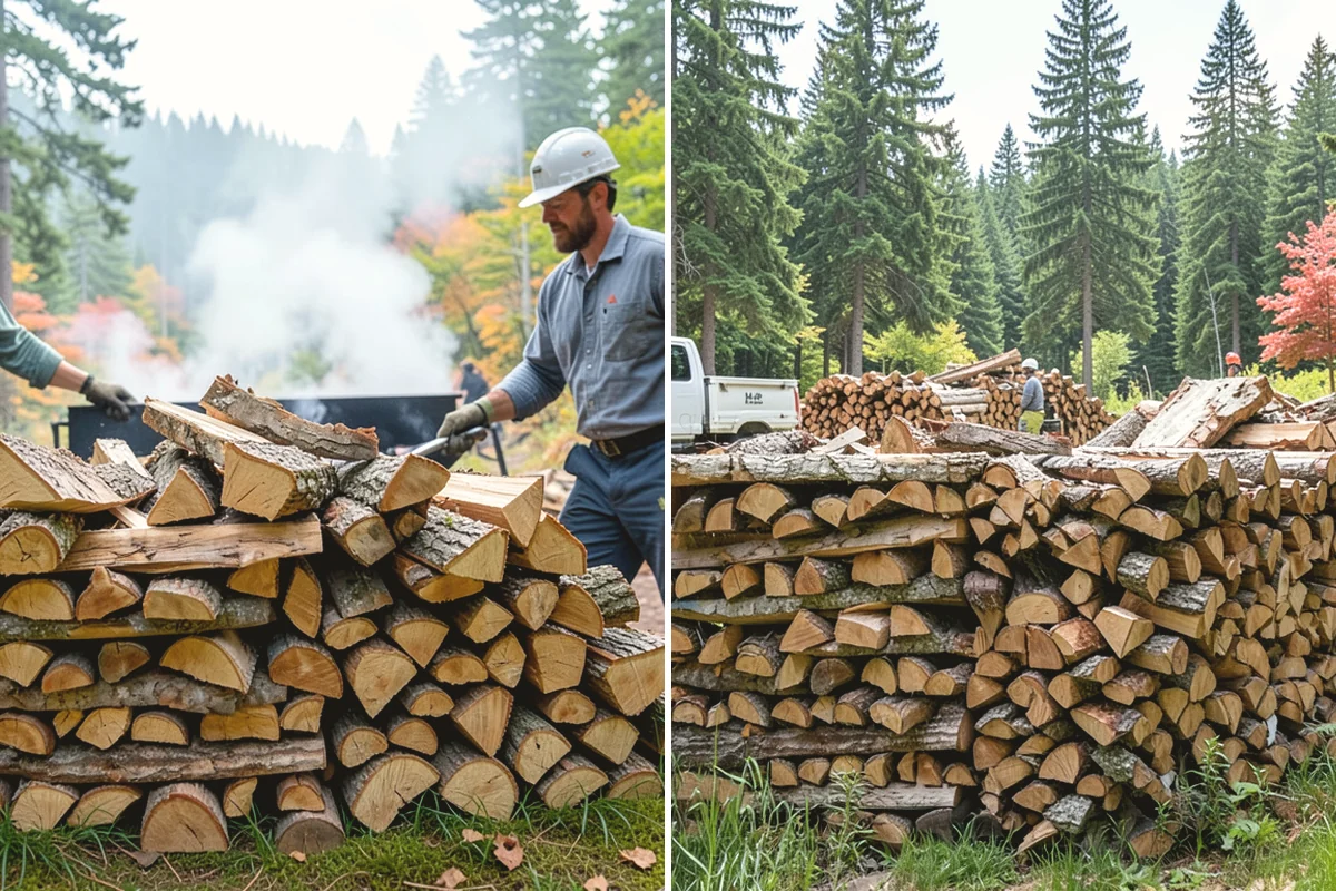 Small Split Firewood in North Bend, King County, WA - Confirm your preferred size and volume