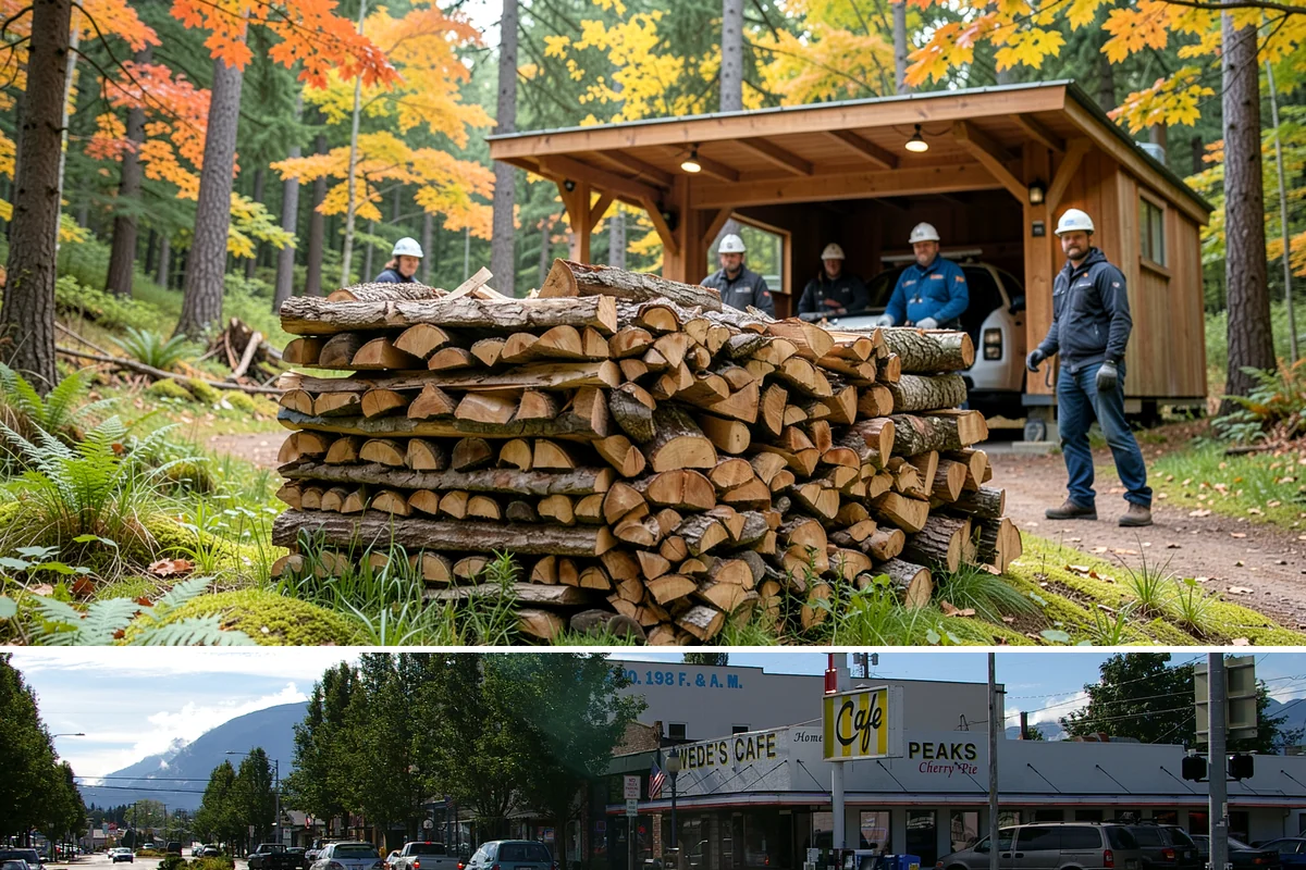 Small Split Firewood in North Bend, King County, WA - Buy small splits in the dry season so they are fully seasoned and quick to light in winter.