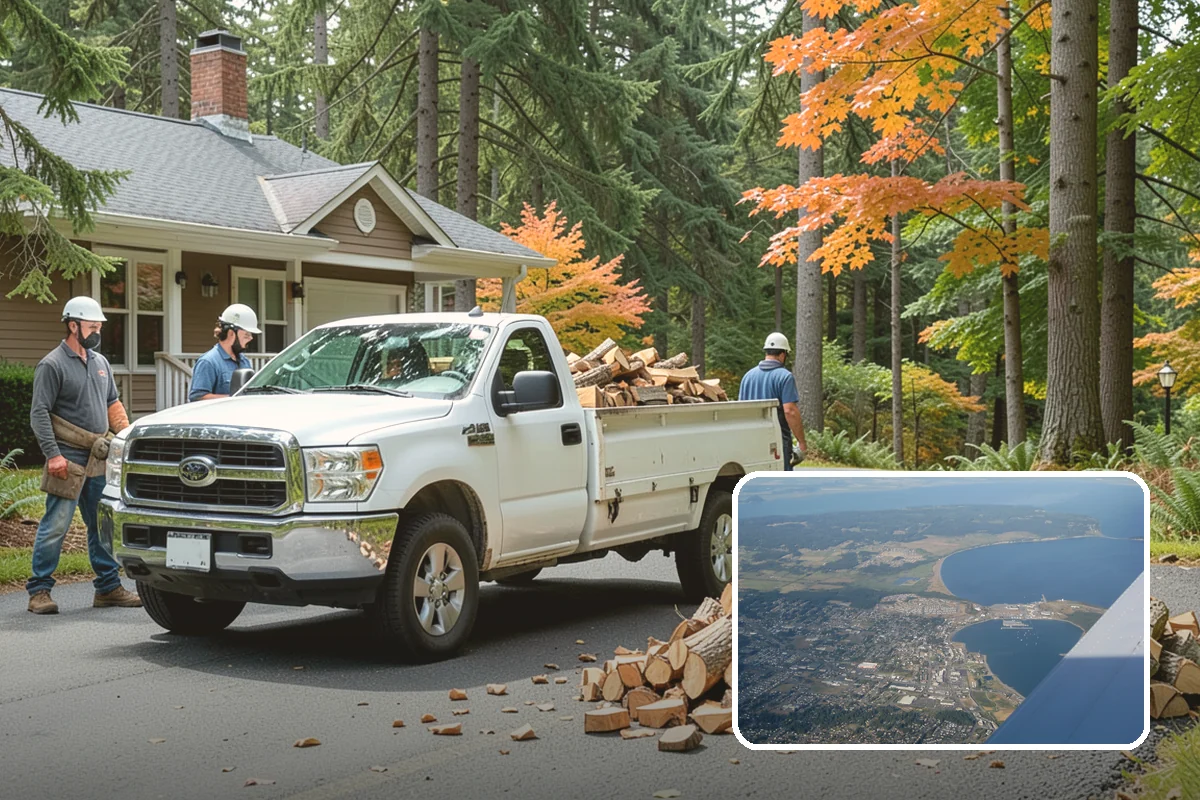 Small Split Firewood in Oak Harbor, Island County, WA - Thinner pieces light quickly