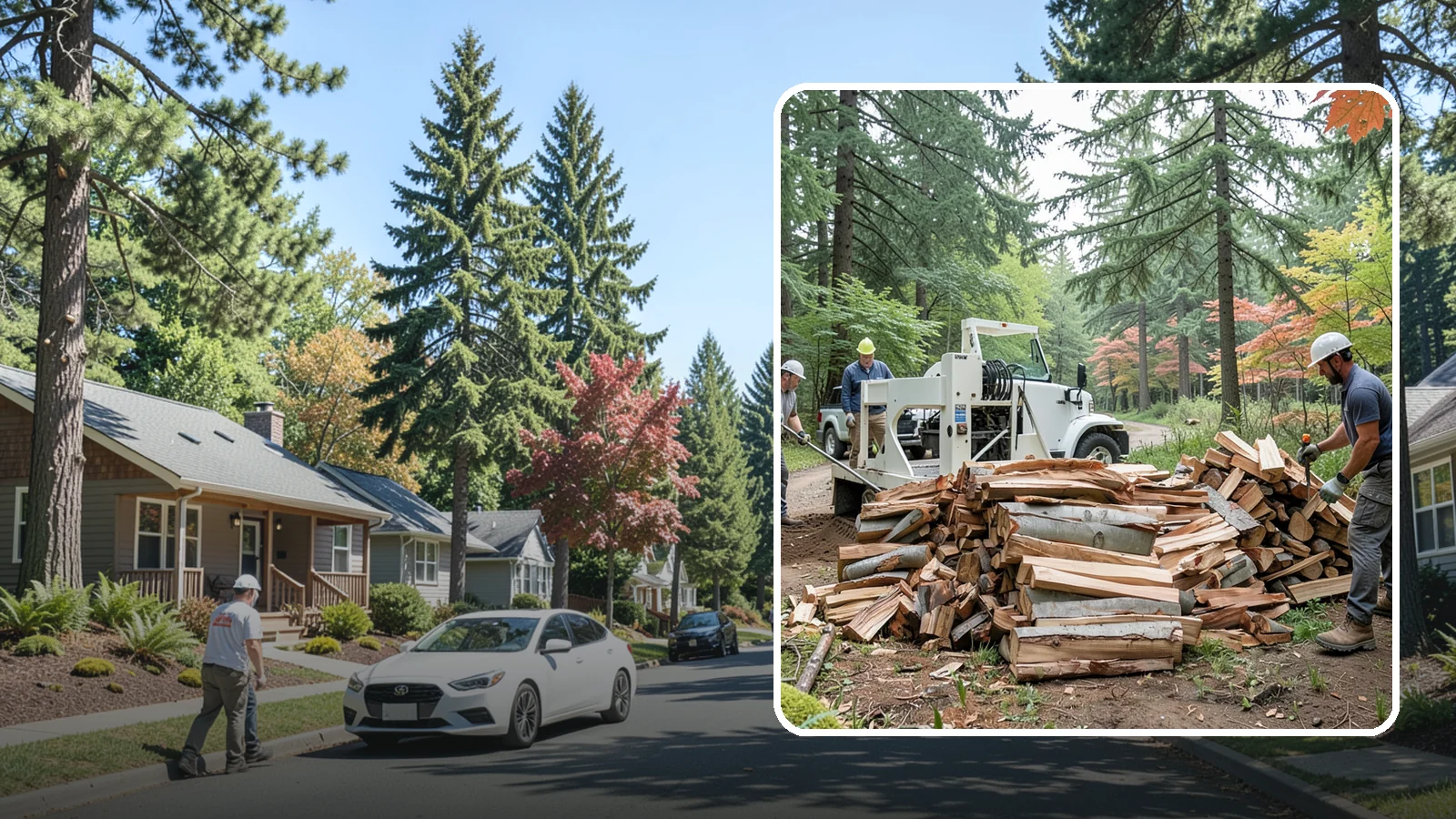 Small Split Firewood in Orting, Pierce County, WA - Firewood split into smaller pieces that light quickly and are easy to handle.