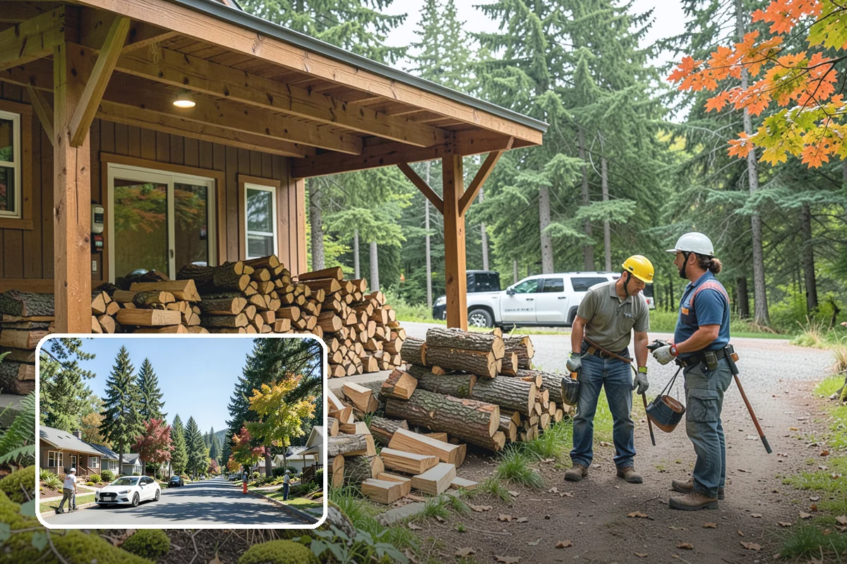 Small Split Firewood in Orting, Pierce County, WA - Thinner pieces light quickly