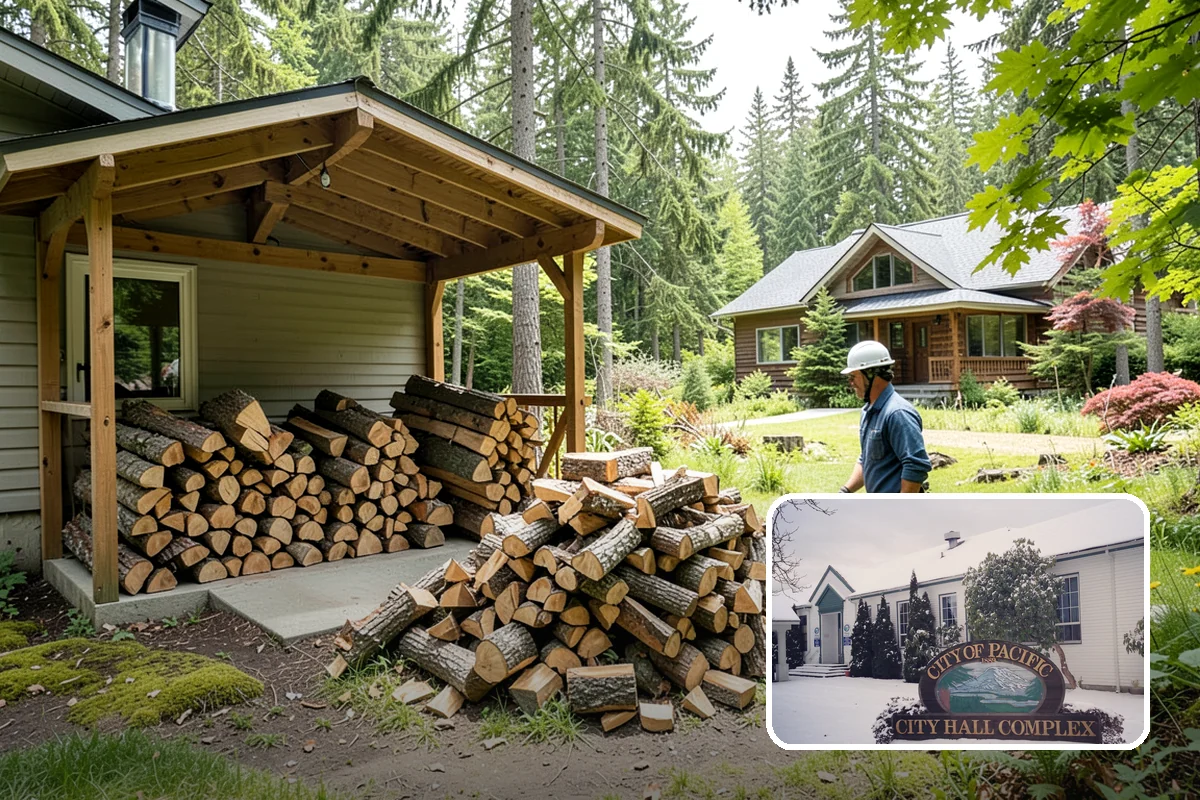 Small Split Firewood in Pacific, King County, WA - Thinner pieces light quickly