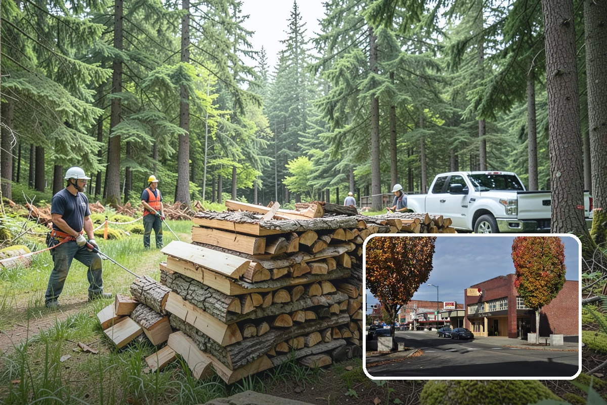 Small Split Firewood in Puyallup, Pierce County, WA - Thinner pieces light quickly