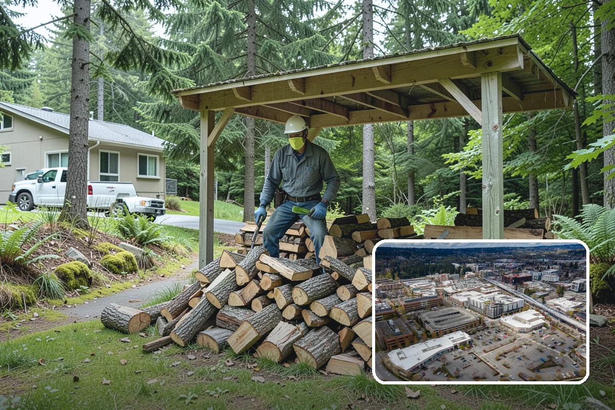 Small Split Firewood in Redmond, King County, WA - Thinner pieces light quickly