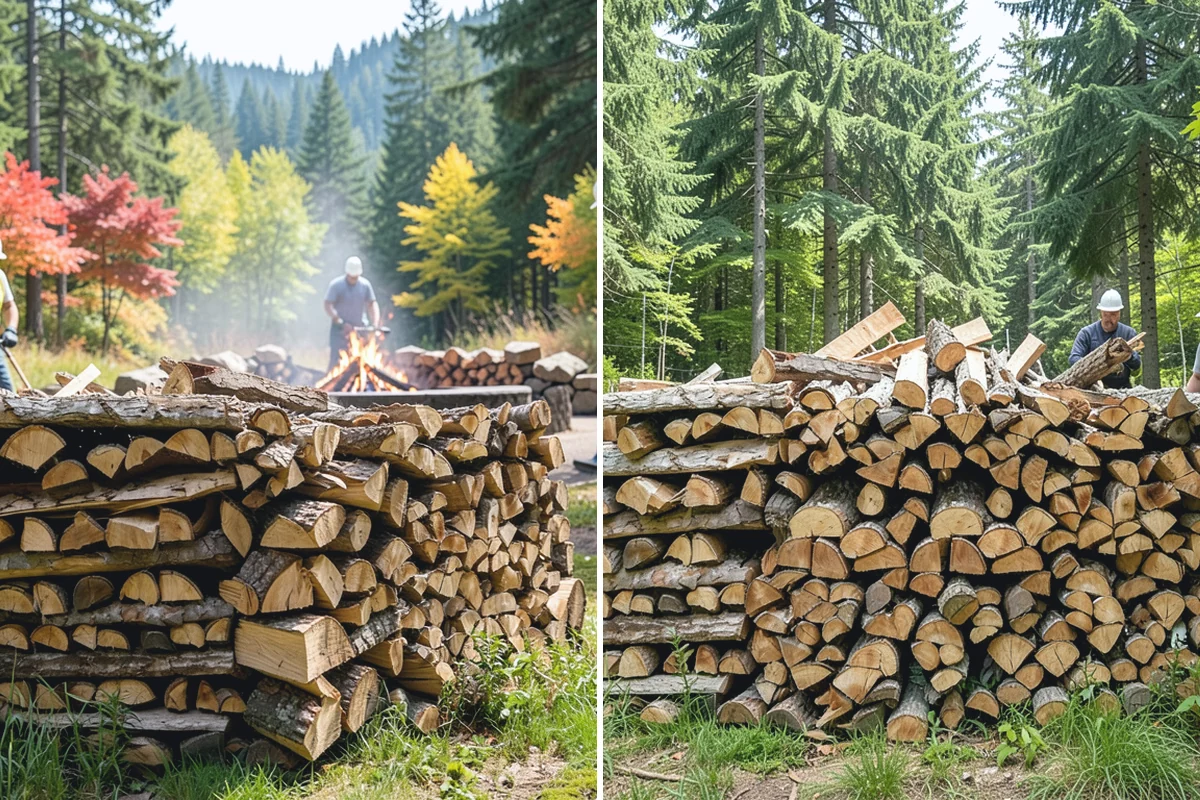 Small Split Firewood in Renton, King County, WA - Confirm your preferred size and volume