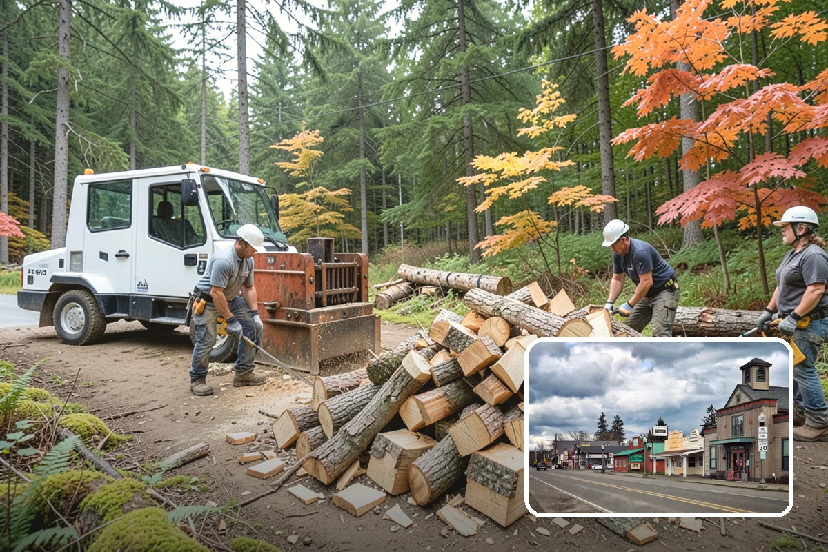 Small Split Firewood in Roy, Pierce County, WA - Thinner pieces light quickly