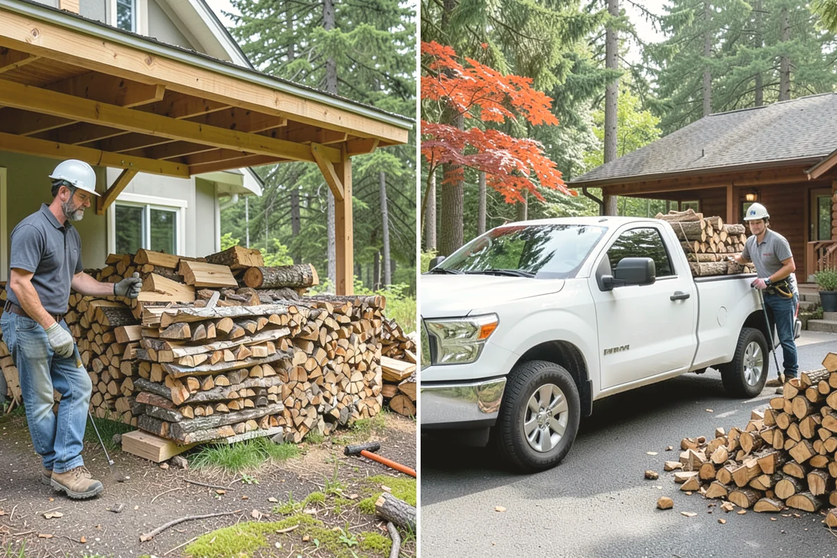 Small Split Firewood in Ruston, Pierce County, WA - Confirm your preferred size and volume
