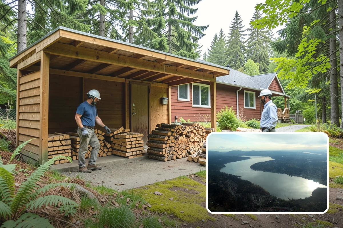 Small Split Firewood in Sammamish, King County, WA - Thinner pieces light quickly
