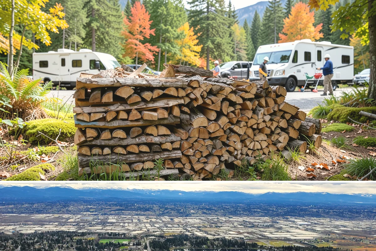 Small Split Firewood in SeaTac, King County, WA - Buy small splits in the dry season so they are fully seasoned and quick to light in winter.