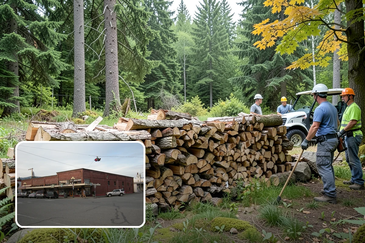 Small Split Firewood in Sedro-Woolley, Skagit County, WA - Thinner pieces light quickly