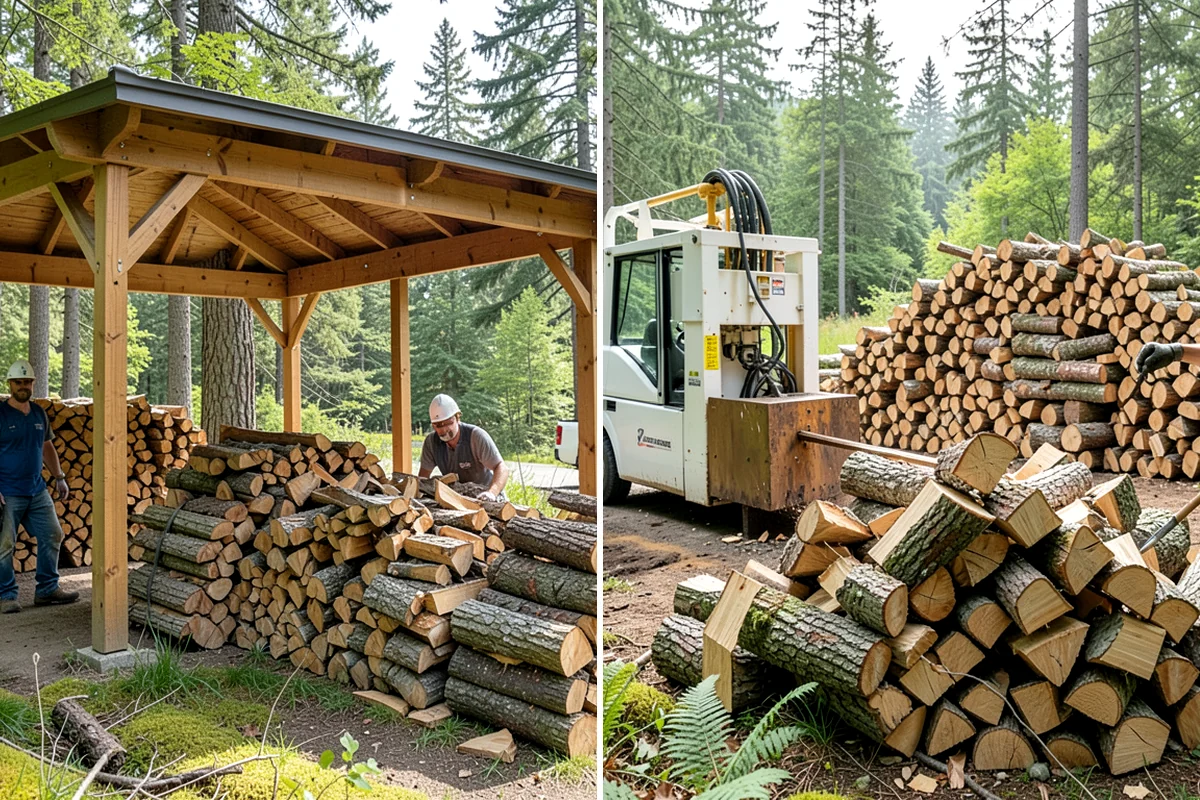 Small Split Firewood in Sedro-Woolley, Skagit County, WA - Confirm your preferred size and volume