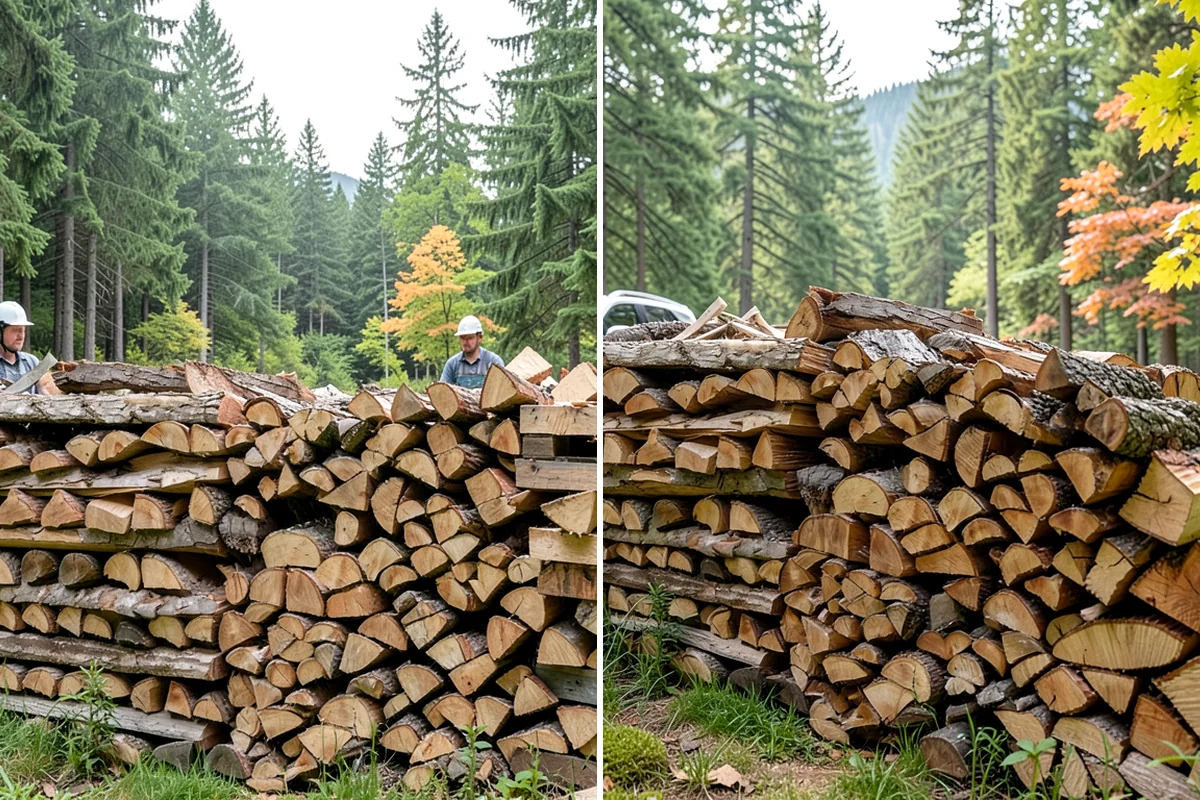 Small Split Firewood in Shoreline, King County, WA - Confirm your preferred size and volume