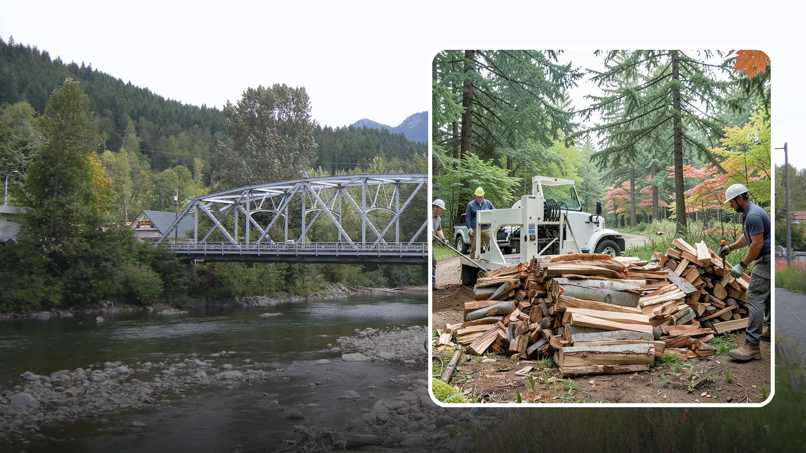 Small Split Firewood in Skykomish, King County, WA - Firewood split into smaller pieces that light quickly and are easy to handle.