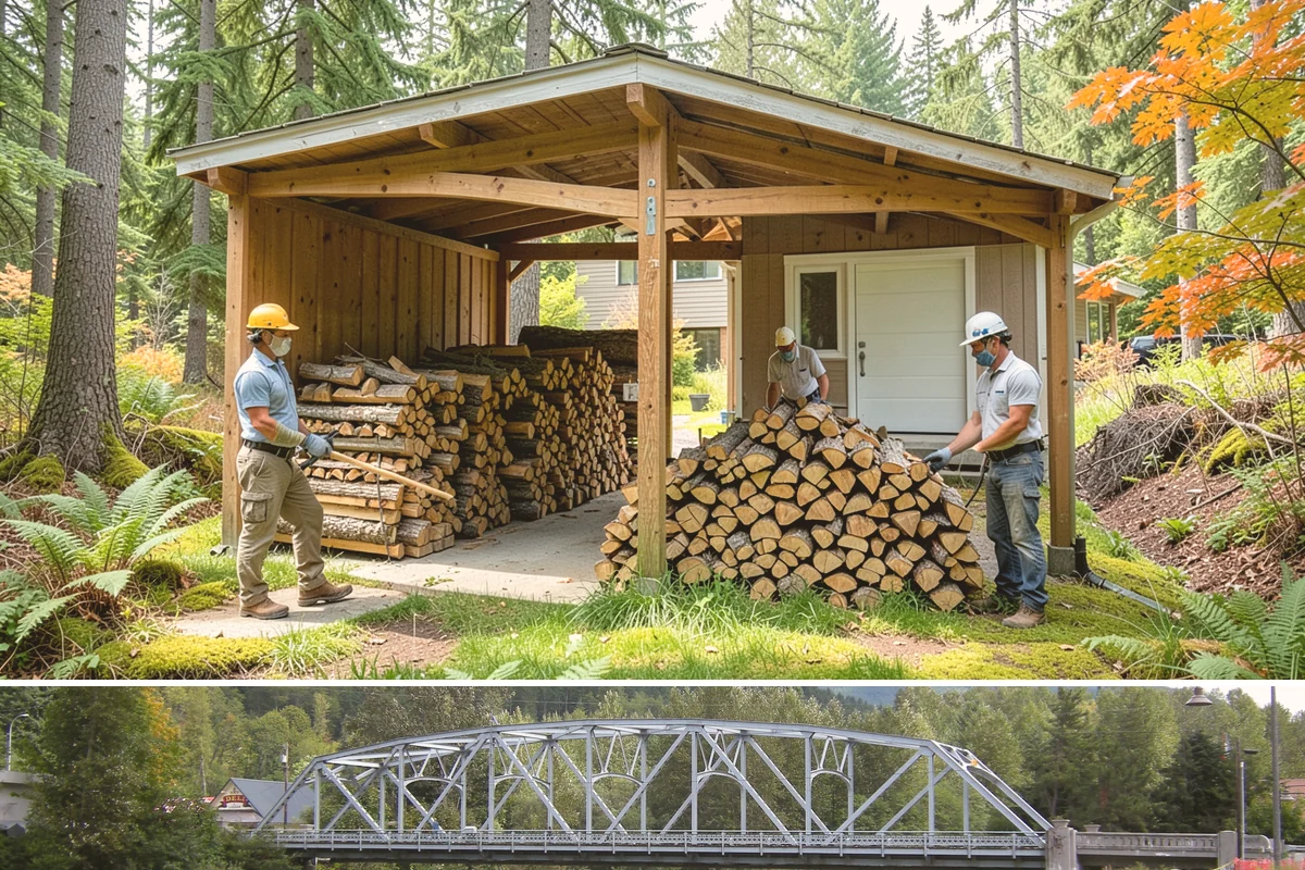 Small Split Firewood in Skykomish, King County, WA - Buy small splits in the dry season so they are fully seasoned and quick to light in winter.