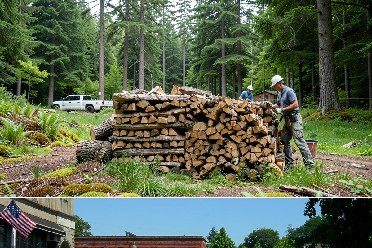 Small Split Firewood in Snohomish, Snohomish County, WA - Buy small splits in the dry season so they are fully seasoned and quick to light in winter.