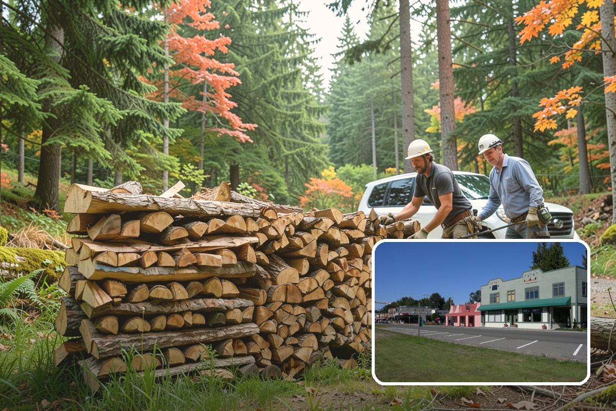 Small Split Firewood in Snoqualmie, King County, WA - Thinner pieces light quickly