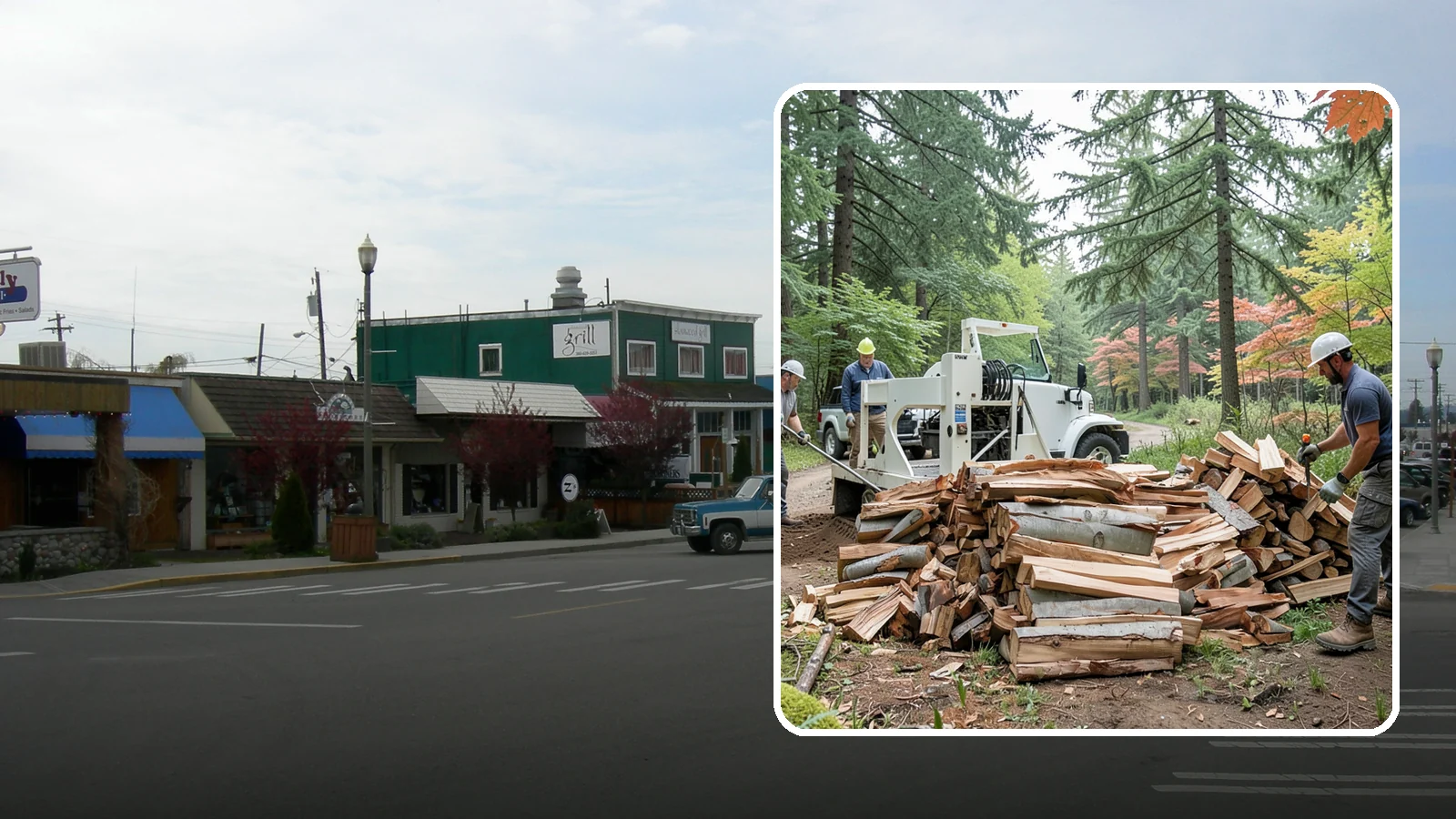 Small Split Firewood in Stanwood, Snohomish County, WA - Firewood split into smaller pieces that light quickly and are easy to handle.