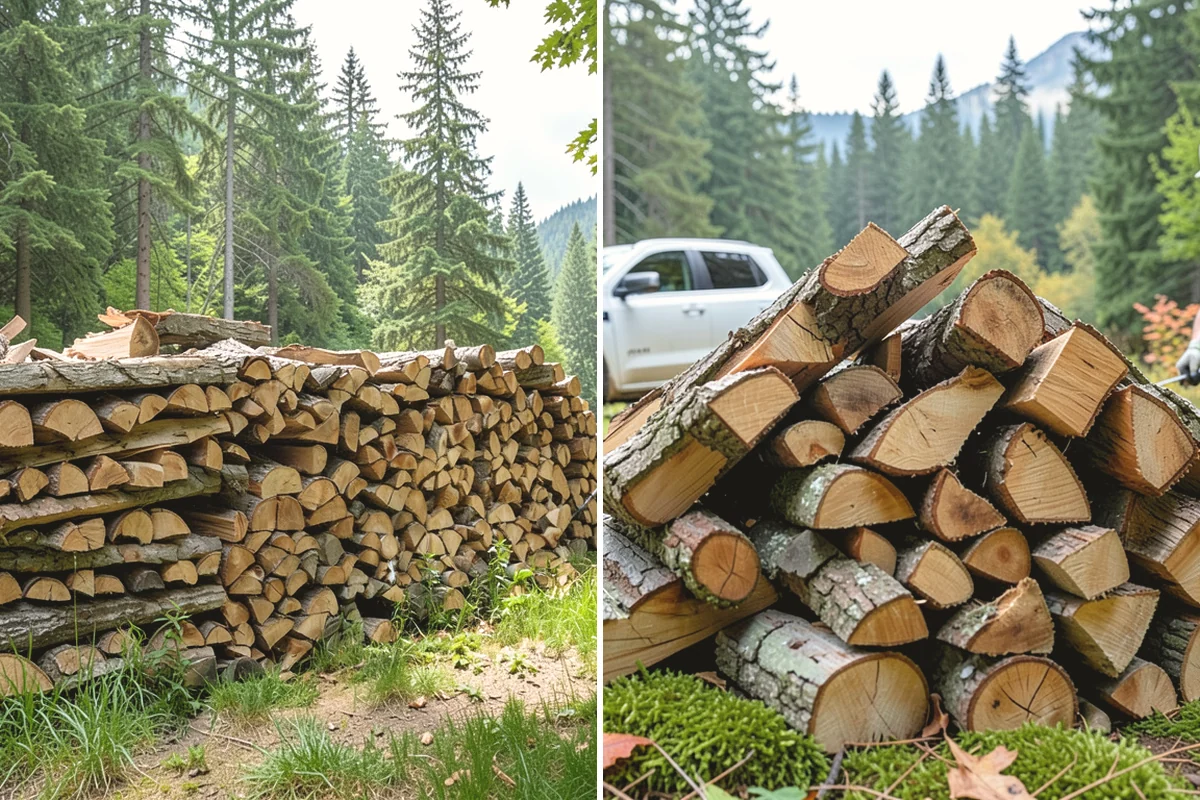 Small Split Firewood in Steilacoom, Pierce County, WA - Confirm your preferred size and volume