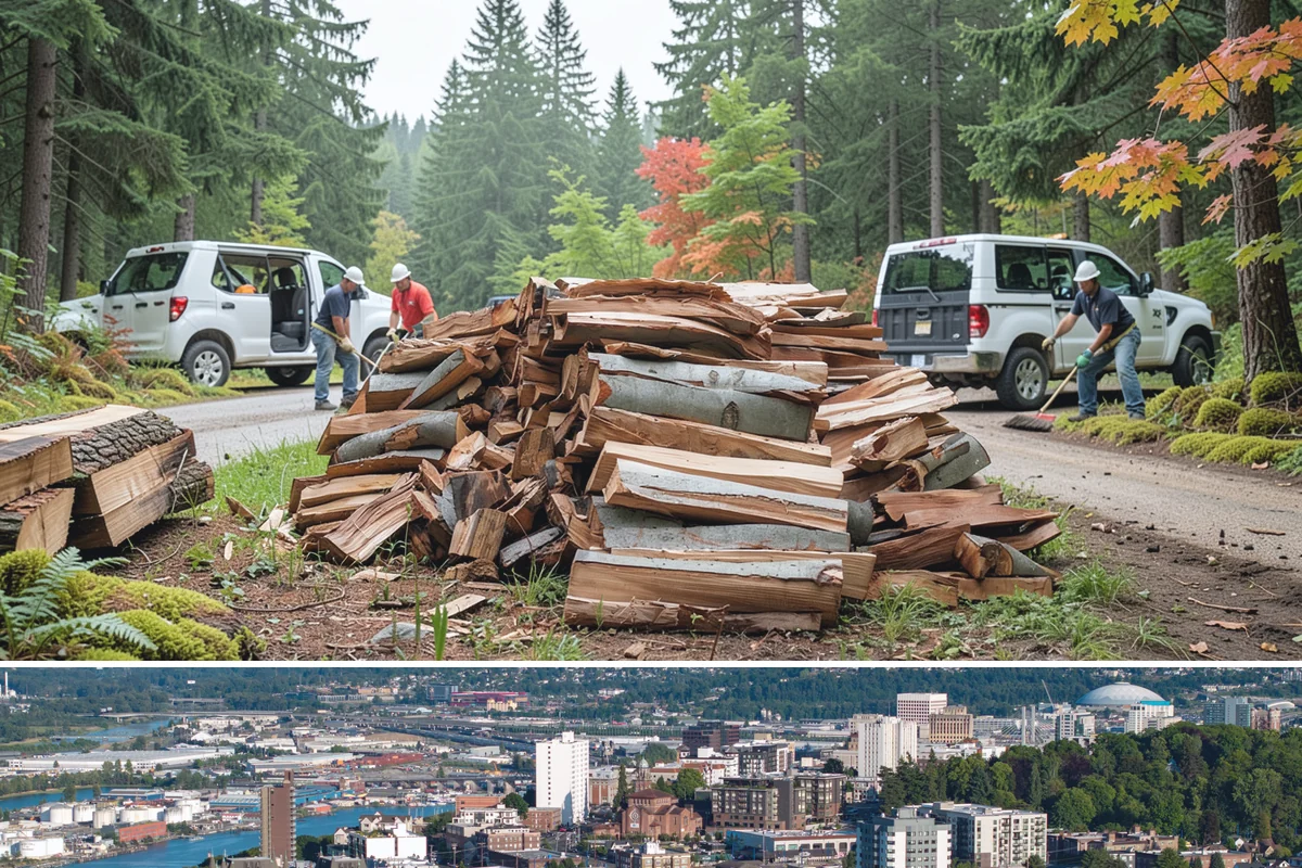 Small Split Firewood in Tacoma, Pierce County, WA - Buy small splits in the dry season so they are fully seasoned and quick to light in winter.