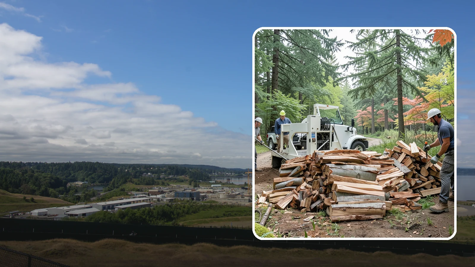 Small Split Firewood in University Place, Pierce County, WA - Firewood split into smaller pieces that light quickly and are easy to handle.