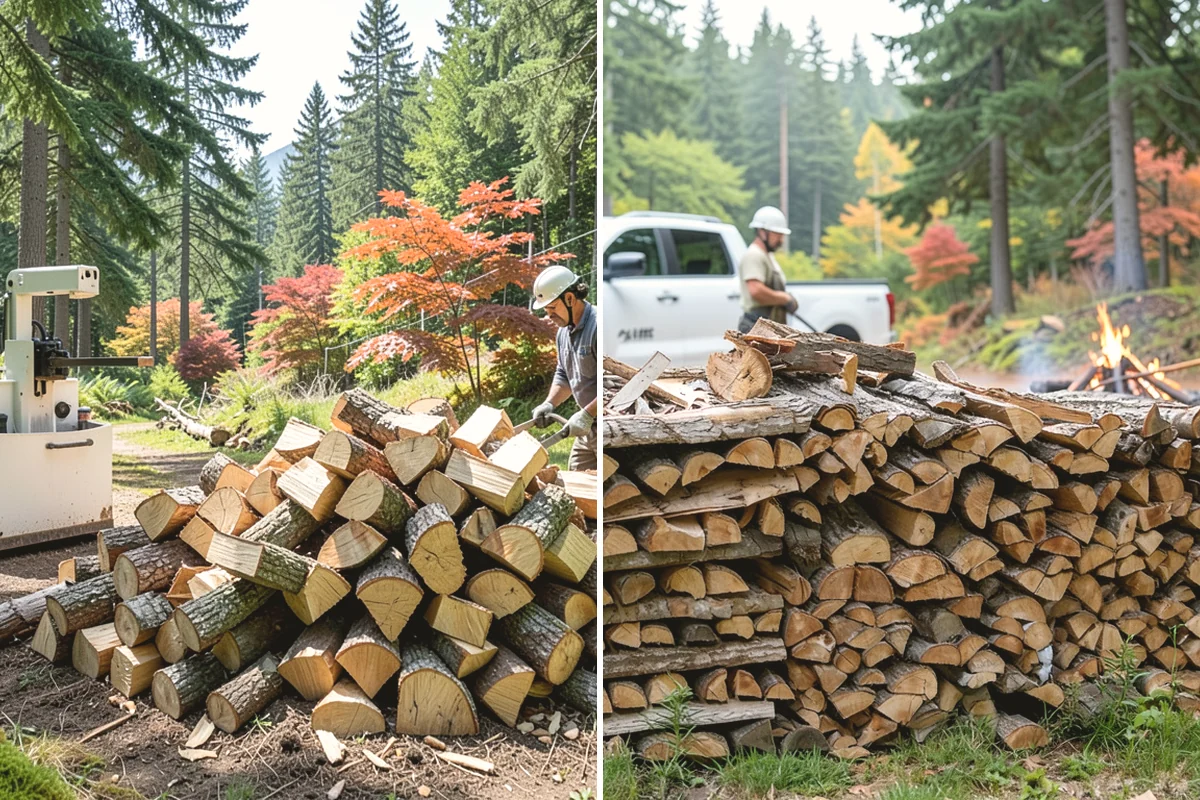 Small Split Firewood in University Place, Pierce County, WA - Confirm your preferred size and volume