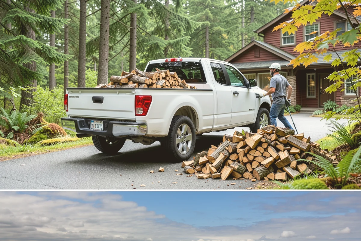 Small Split Firewood in University Place, Pierce County, WA - Buy small splits in the dry season so they are fully seasoned and quick to light in winter.