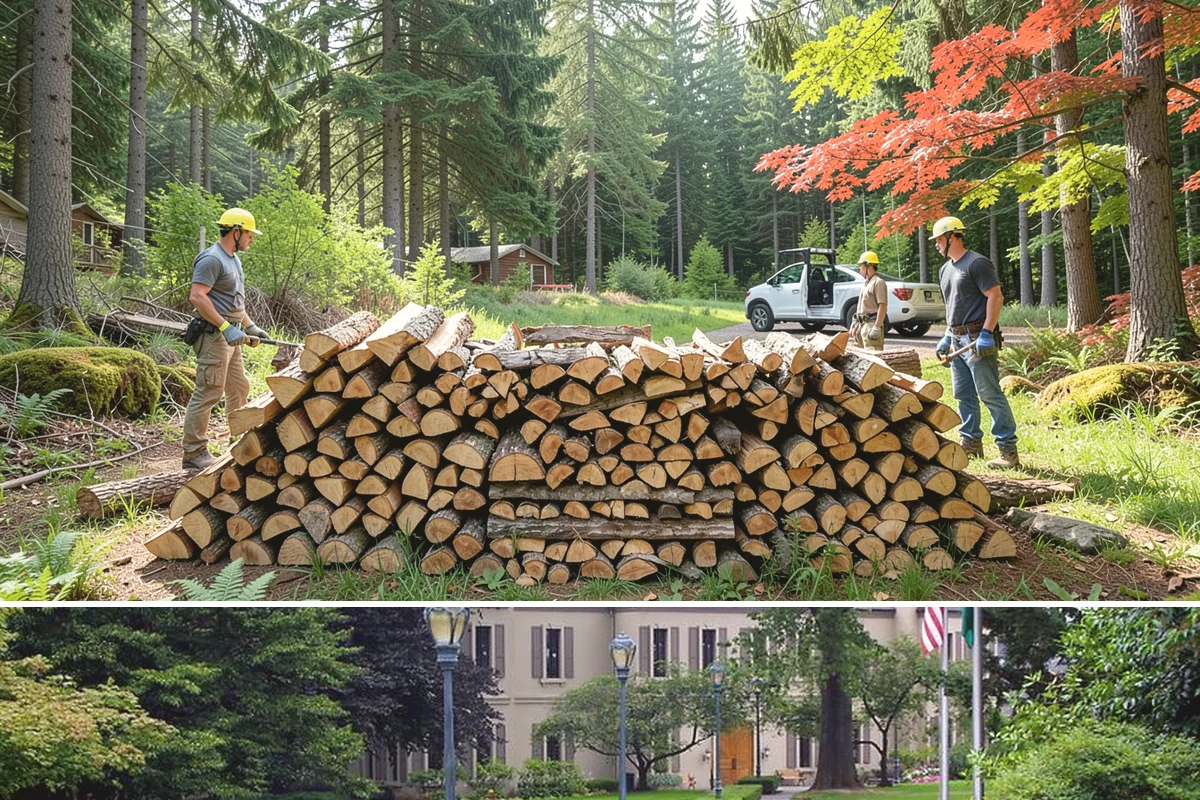 Small Split Firewood in Woodinville, King County, WA - Buy small splits in the dry season so they are fully seasoned and quick to light in winter.