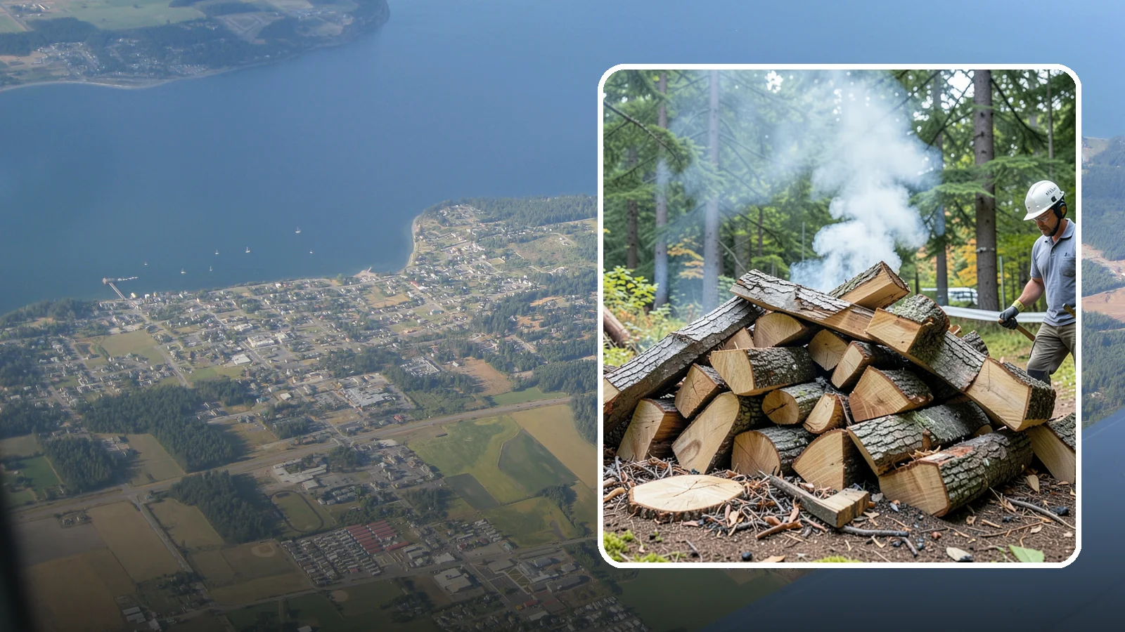 Smoking Chunks in Coupeville, Island County, WA - Dense smoking chunks dried for a slow, steady release of smoke during long low-temperature cooks.