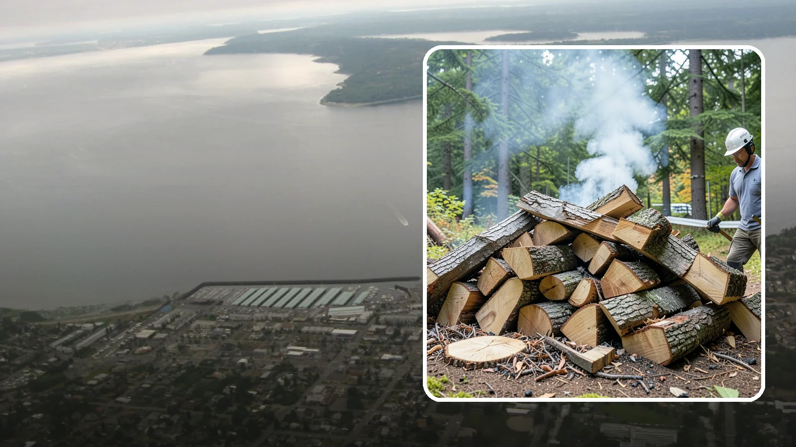 Smoking Chunks in Des Moines, King County, WA - Dense smoking chunks dried for a slow, steady release of smoke during long low-temperature cooks.