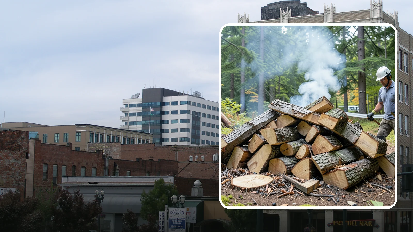 Smoking Chunks in Everett, Snohomish County, WA - Dense smoking chunks dried for a slow, steady release of smoke during long low-temperature cooks.