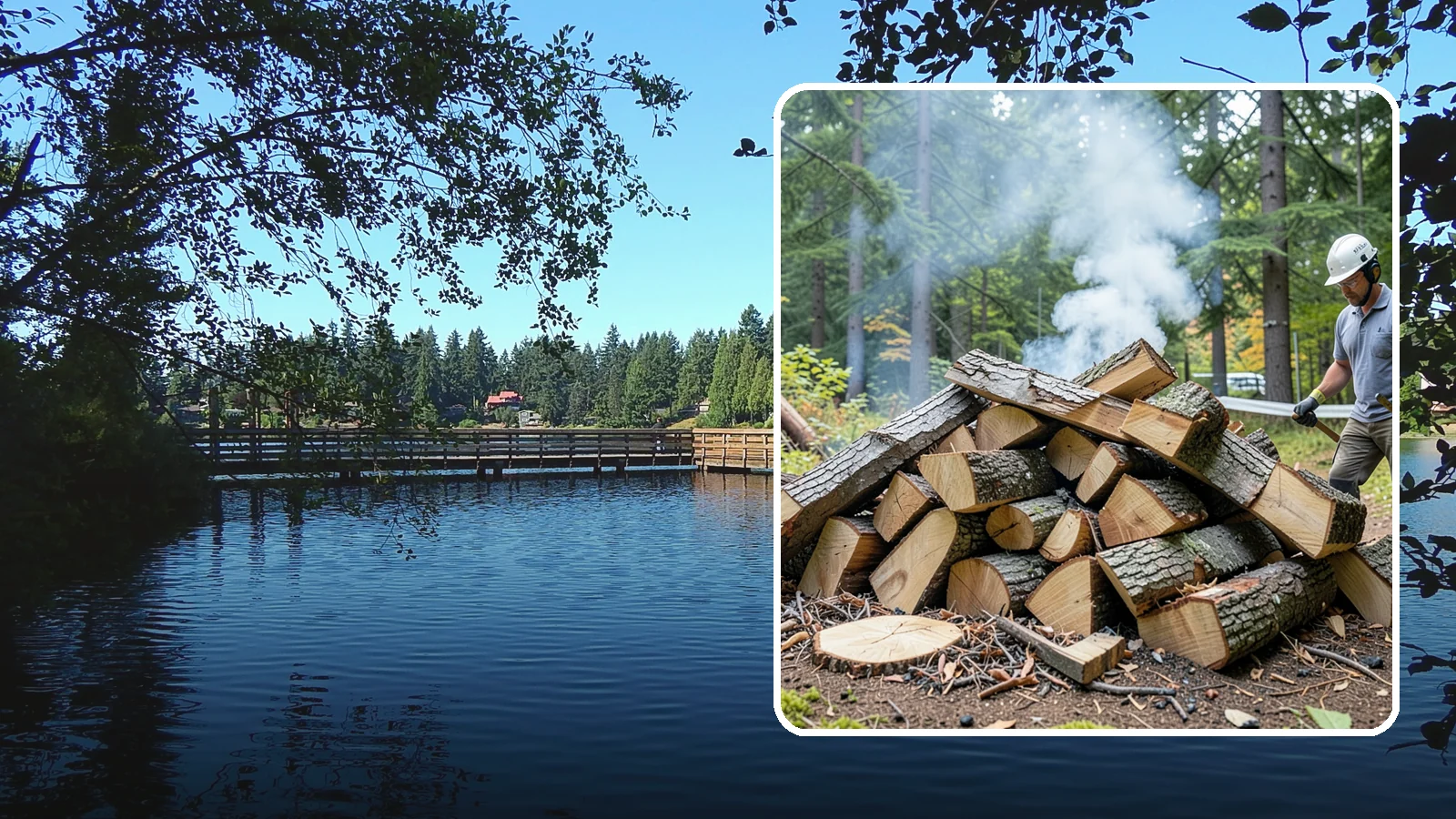 Smoking Chunks in Federal Way, King County, WA - Dense smoking chunks dried for a slow, steady release of smoke during long low-temperature cooks.