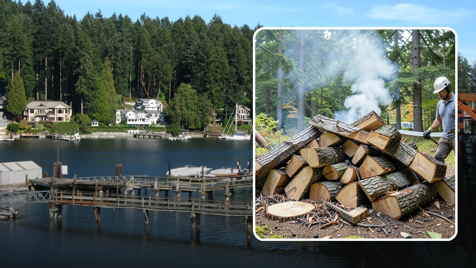 Smoking Chunks in Gig Harbor, Pierce County, WA - Dense smoking chunks dried for a slow, steady release of smoke during long low-temperature cooks.