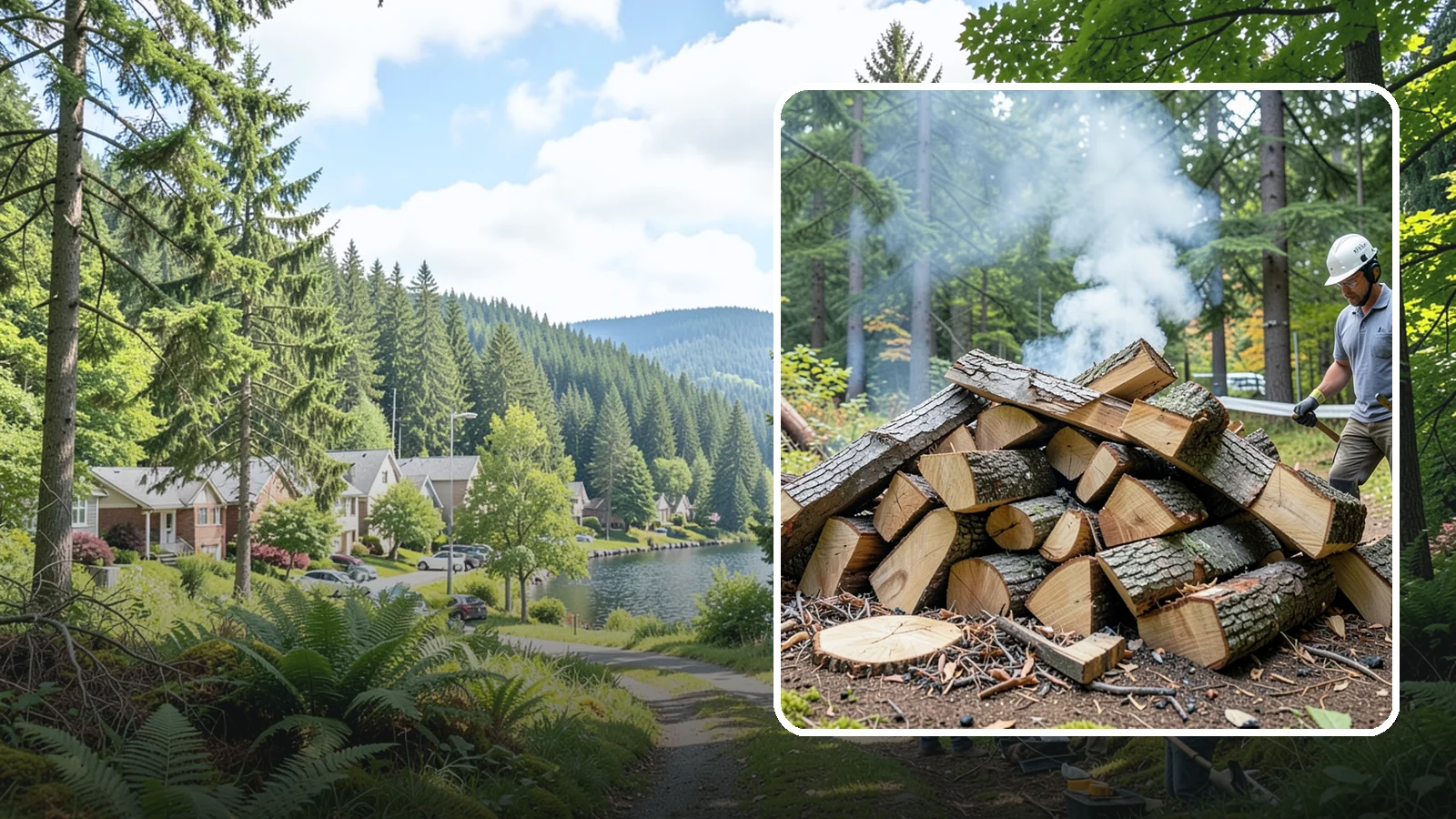 Smoking Chunks in Lake Forest Park, King County, WA - Dense smoking chunks dried for a slow, steady release of smoke during long low-temperature cooks.