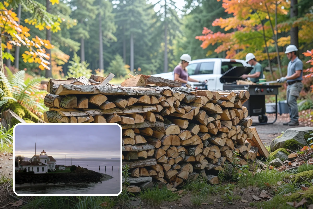 Smoking Chunks in Mukilteo, Snohomish County, WA - Dense pieces for a slow, steady smolder