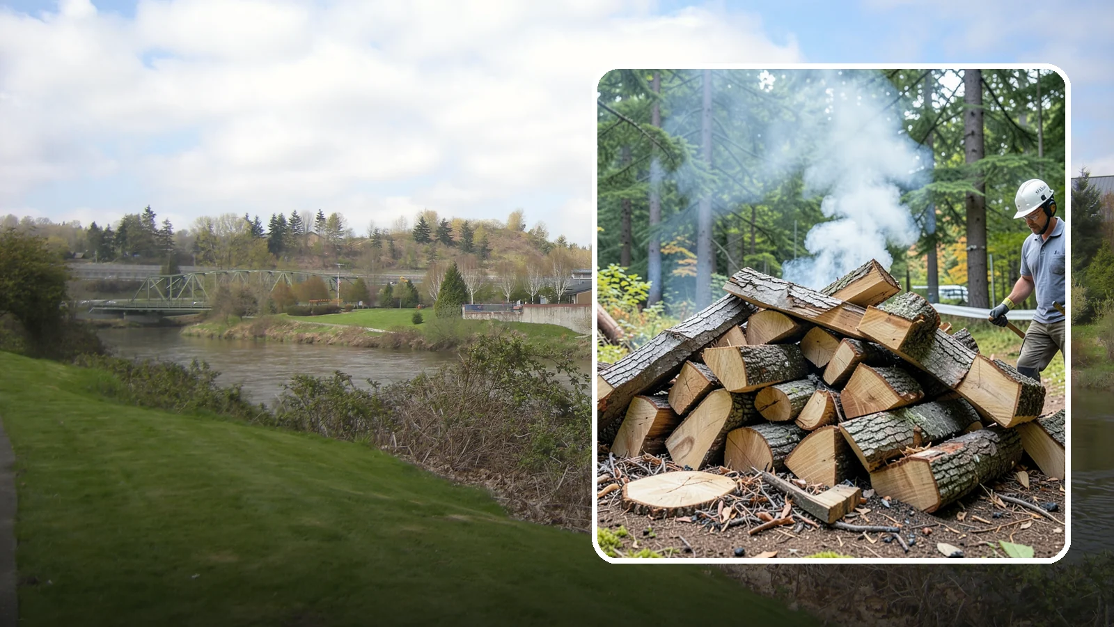 Smoking Chunks in Tukwila, King County, WA - Dense smoking chunks dried for a slow, steady release of smoke during long low-temperature cooks.