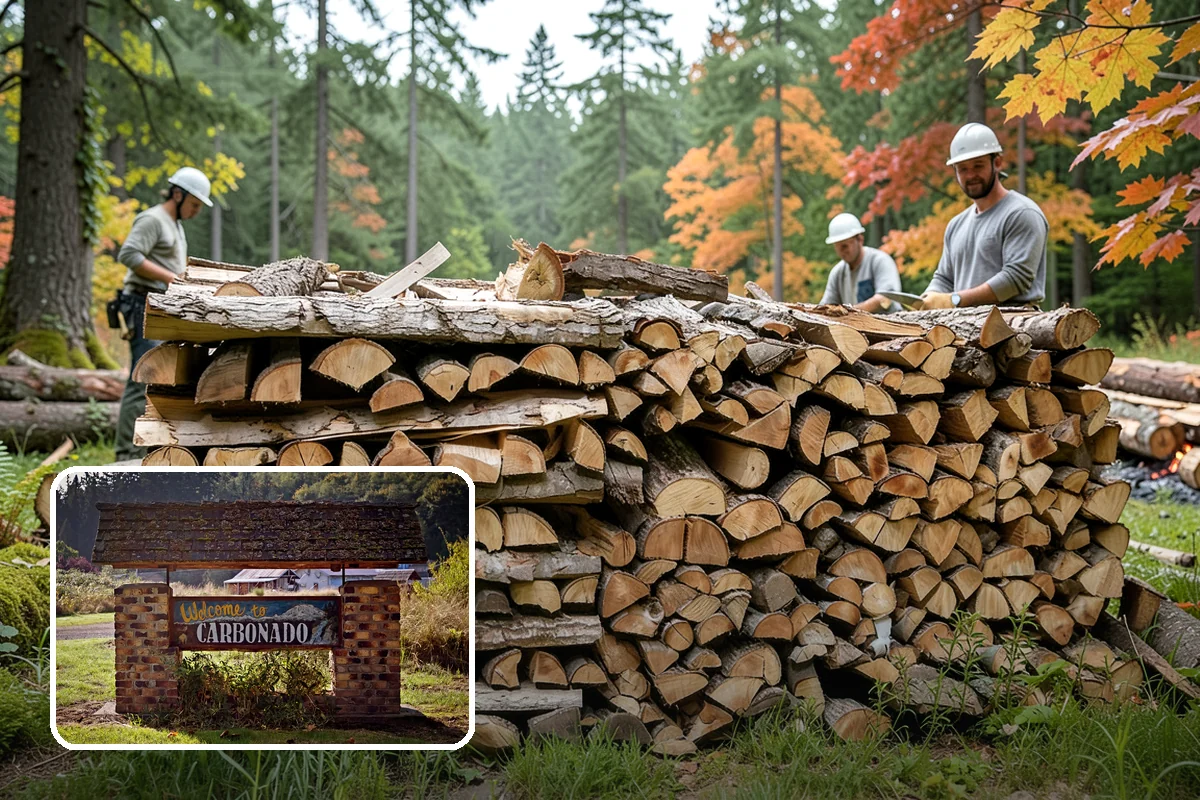 Smoking Wood in Carbonado, Pierce County, WA - Dried for smooth, clean-tasting smoke