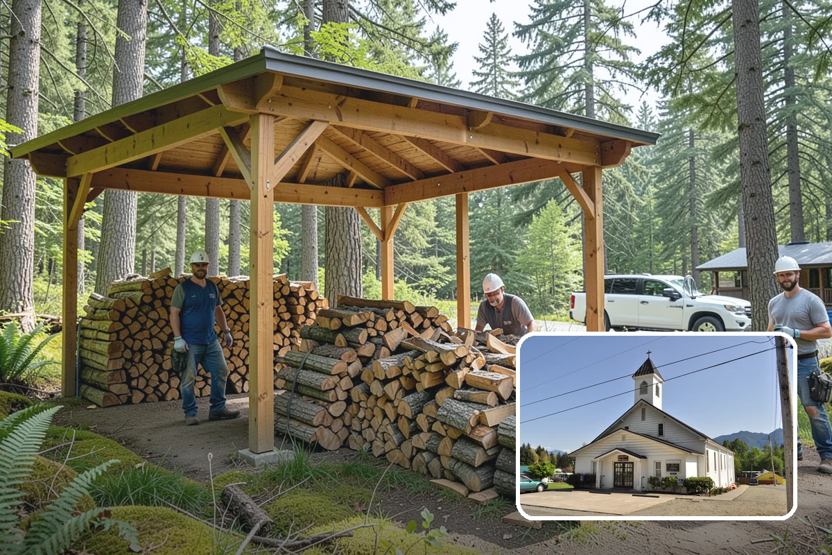 Smoking Wood in Concrete, Skagit County, WA - Dried for smooth, clean-tasting smoke